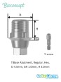 Bioconcept BV TiBase Abutment Compatible Osstem & Hiossen