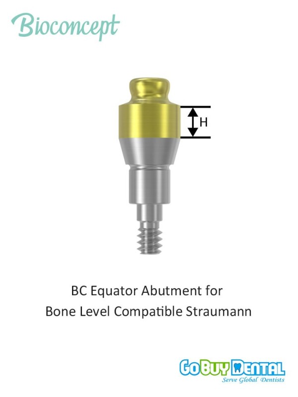 Bioconcept BC Equator Abutment for Bone Level Compatible Straumann