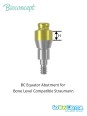 Bioconcept BC Equator Abutment for Bone Level Compatible Straumann