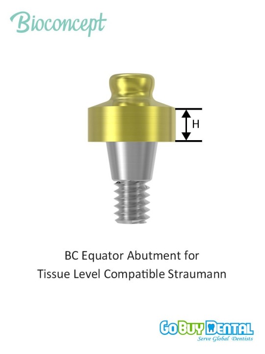 Bioconcept BC Equator Abutment for Tissue Level Compatible Straumann