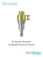 Bioconcept BV Equator Abutment Compatible Osstem & Hiossen