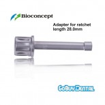 Adapter for ratchet ,long, length 28.0mm