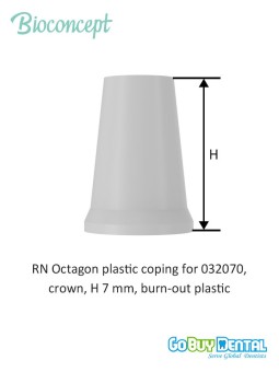 Solid abutment driver, Length 13.0mm, short, for RN solid abutment 6° 