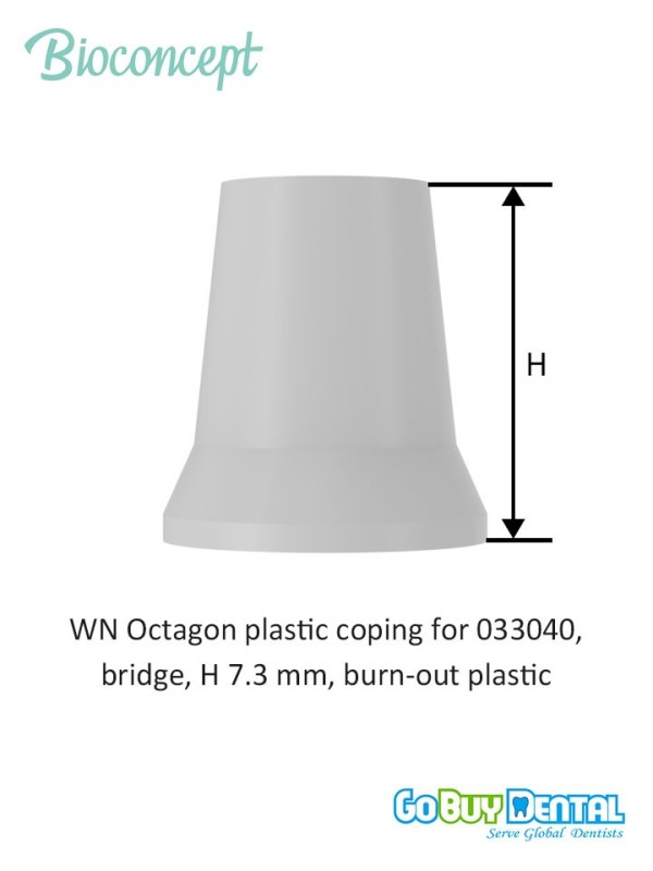 Bioconcept BC Tissue Level Plastic Coping Compatible Straumann