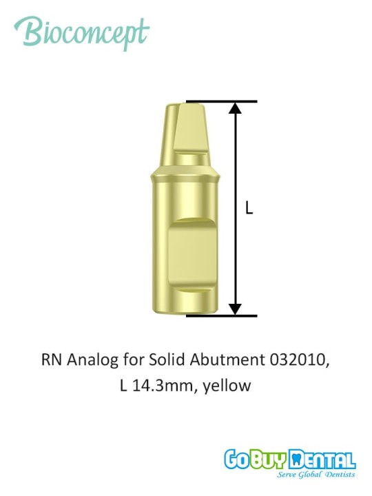 Bioconcept BC Tissue Level Analog for Solid Abutment Compatible Straumann