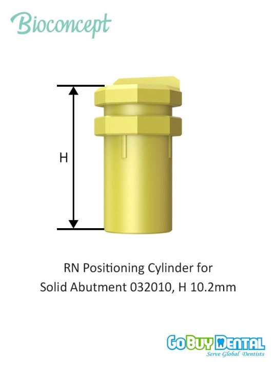 Bioconcept BC Tissue Level Positioning Cylinder for Solid Abutment Compatible Straumann