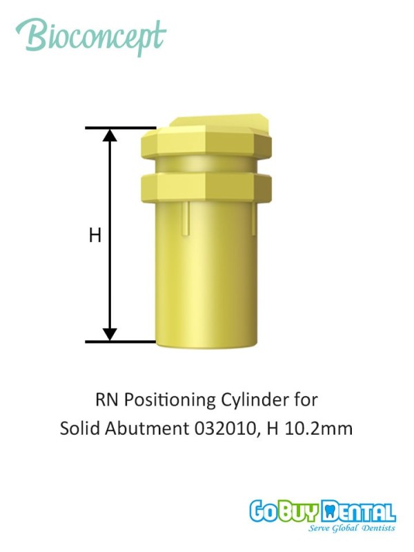 Bioconcept BC Tissue Level Positioning Cylinder for Solid Abutment Compatible Straumann