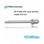 SP Profile drill, long, φ4.2mm, WN, length 34.0mm