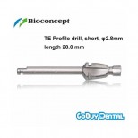 TE Profile drill, short, φ2.8mm, RN, length 28.0mm