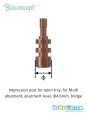 Bioconcept BC BL(T) Abutment Level Impression Post for MUA Compatible Straumann
