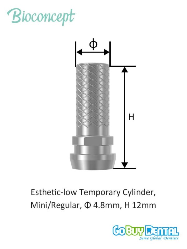 Bioconcept BV Esthetic-low Temporary Cylinder Compatible Osstem & Hiossen