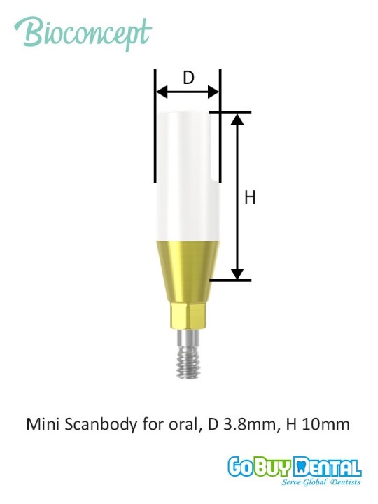Bioconcept BV Implant Level Digital Scanbody Compatible Osstem & Hiossen