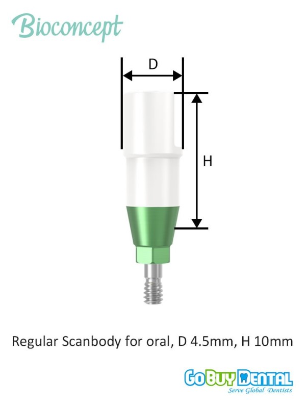 Bioconcept BV Implant Level Digital Scanbody Compatible Osstem & Hiossen