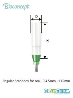 Bioconcept BV Implant Level Digital Scanbody Compatible Osstem & Hiossen