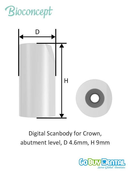 Bioconcept BC BL(T) Abutment Level Digital Scanbody Compatible Straumann