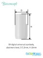 Bioconcept BV Abutment Level Digital Scanbody for MUAs, D5.3mm, H10mm