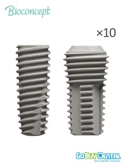 10pcs Bioconcept BV Implants Bundle, Compatible Osstem& Hiossen