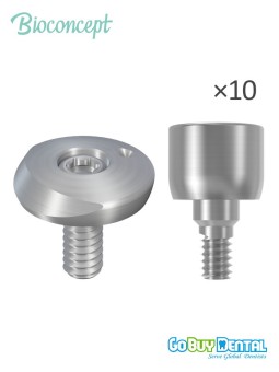 10pcs Bioconcept BC Tissue Level Healing Caps Bundle, Compatible Straumann