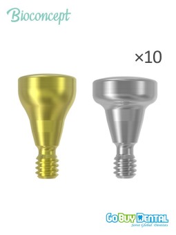 10pcs Bioconcept BV Healing Abutments Bundle, Compatible Osstem& Hiossen