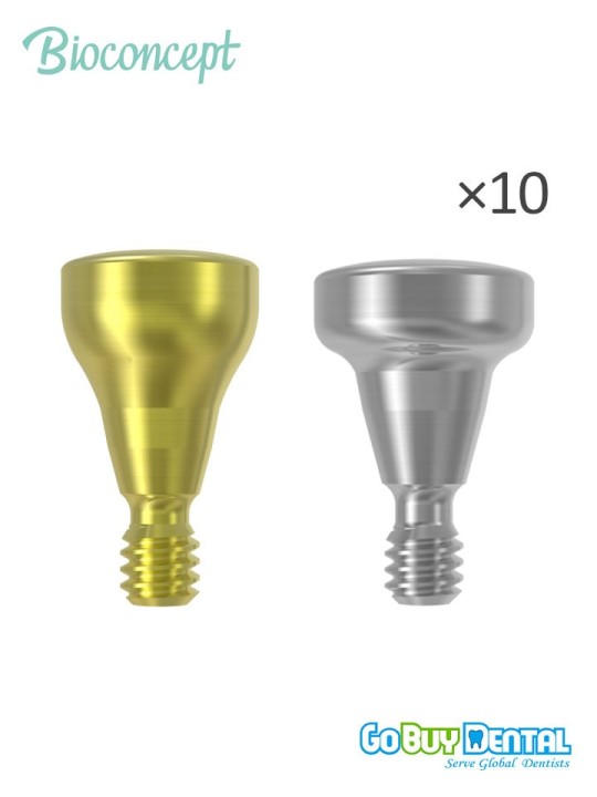 10pcs Bioconcept BV Healing Abutments Bundle, Compatible Osstem& Hiossen