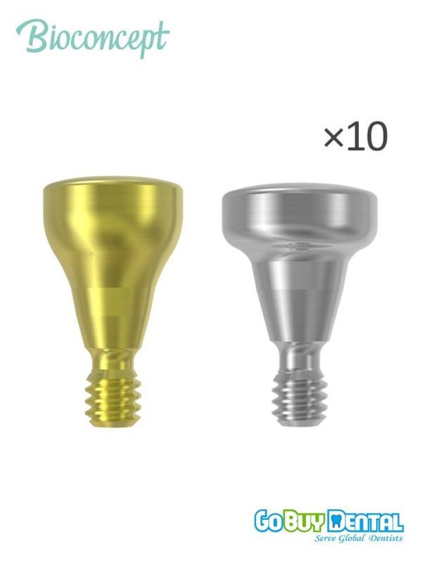 10pcs Bioconcept BV Healing Abutments Bundle, Compatible Osstem& Hiossen