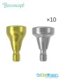 10pcs Bioconcept BV Healing Abutments Bundle, Compatible Osstem& Hiossen