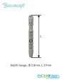 Bioconcept BC BLT Depth Gauge, L 27mm