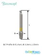 Bioconcept BC BLT Profile Drill ,L 25mm