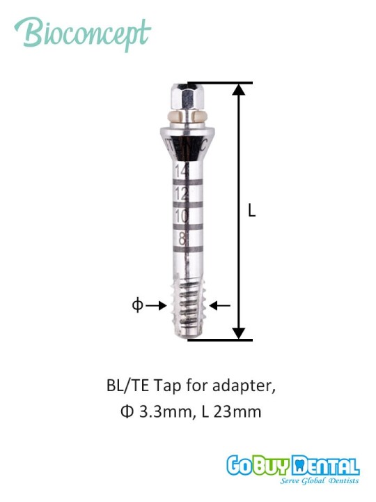 Bioconcept BC BL/TE Tap for Adapter ,L 23mm