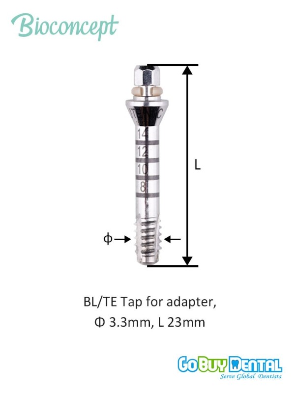 Bioconcept BC BL/TE Tap for Adapter ,L 23mm