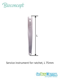 Bioconcept BV Service instrument for ratchet , L 75mm