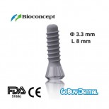 Straumann Compatible Standard Implants Ф 3.3 mm- L 8mm (Regular Neck Ф 4.8 mm) 
