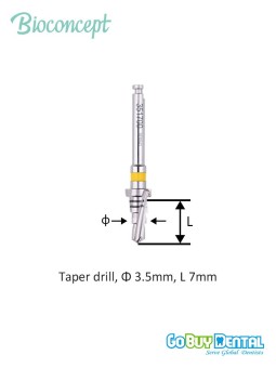 Burn-out Plastic Shoulder for short and long RN15°and 20° angled abutments