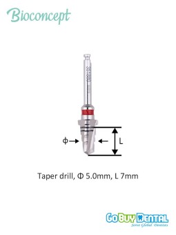 RC Healing Abutment, conical, Diameter 6.0, Height 6