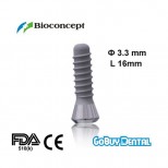 Standard Implants Ф 3.3 mm- L 16mm (Regular Neck Ф 4.8 mm) 