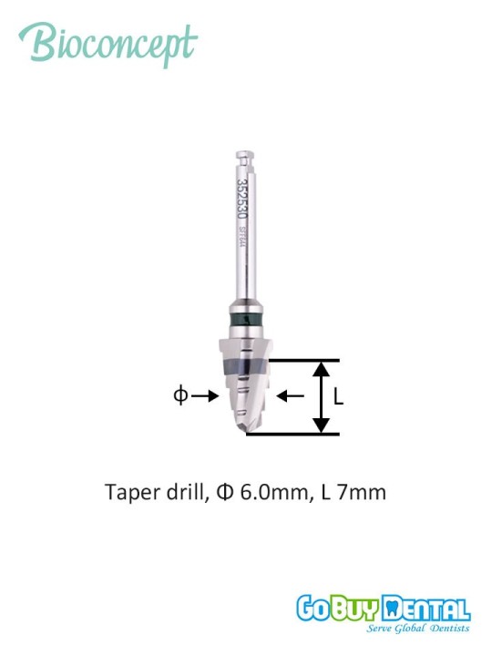 Straumann Compatible Standard Implants Ф 4.1 mm- L 6mm (Regular Neck Ф 4.8 mm) 