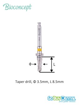 Straumann Compatible Standard Implants Ф 4.1 mm- L 14mm (Regular Neck Ф 4.8 mm) 