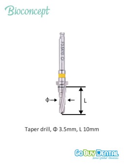 Standard Plus Implants Ф 3.3 mm- L 12mm (Narrow Neck Ф 3.5 mm) 