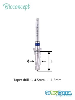 Straumann Compatible Standard Plus Implants Ф 4.8 mm- L 8mm (Wide Neck Ф 6.5 mm) 