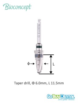 Straumann Compatible Tapered Effect Implants Ф 3.3 mm- L 12mm (Regular Neck Ф 4.8 mm) 