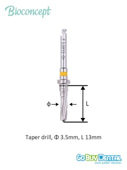 Straumann Compatible Tapered Effect Implants Ф 4.1 mm- L 12mm (Regular Neck Ф 4.8 mm) 