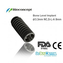 Bone Level Implant, Ø 3.3 mm, L 8 mm (NC)