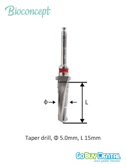 S/SP Tap for ratchet, short, φ3.3mm, length 30.0mm