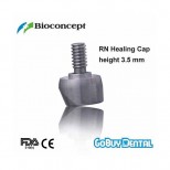 RN Healing cap, labial bevel, short, height 3.5mm