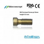 NN Occlusal screw, length 5.0mm, Threadφ1.8mm, yellow