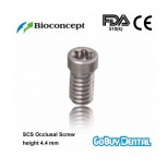 SCS Occlusal screw, length 4.4mm for regular neck and wide neck abutment