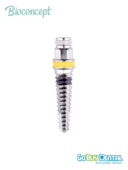 RN Solid Abutment 6°, height 4.0mm, yellow