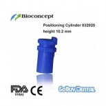 Positioning Cylinder for 032030, blue, height 10.2mm 