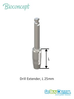 Bioconcept BC Drill Extender, L25mm