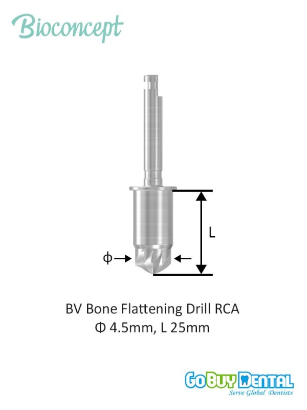 Bioconcept BV Bone Flattening Drill, Φ 4.5mm, L25mm